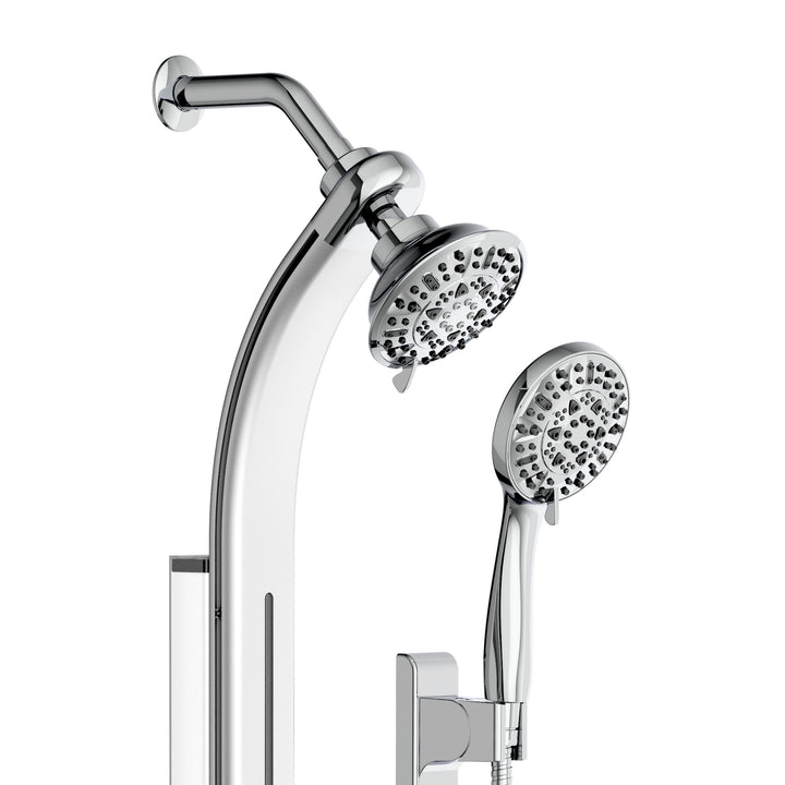 PULSE ShowerSpas Nirvana Stainless Steel Brushed ShowerSpa (1070-CH)