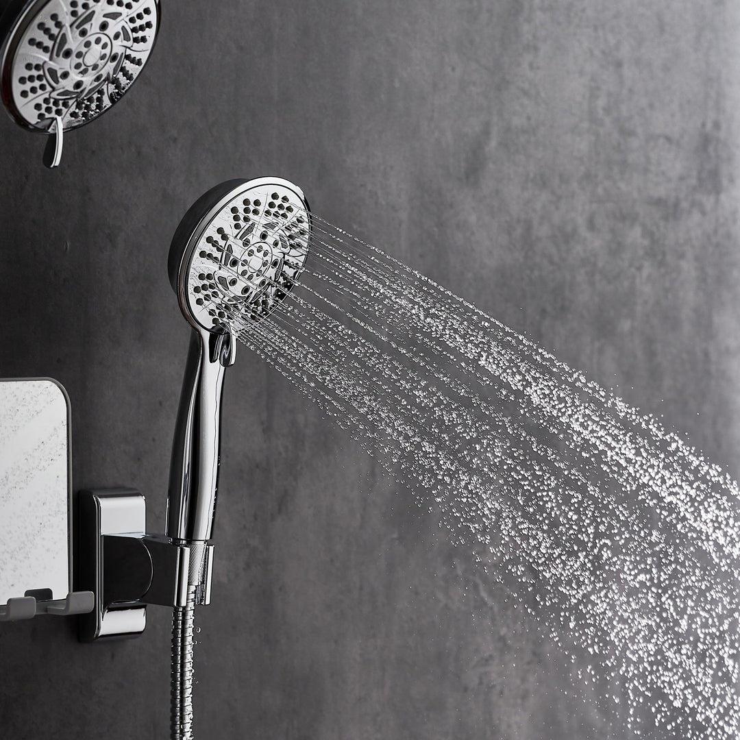 PULSE ShowerSpas Nirvana Stainless Steel Brushed ShowerSpa (1070-CH)