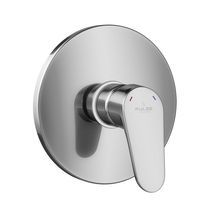 PULSE ShowerSpas Tru-Temp Pressure Balance 1/2" Rough-In Valve with Chrome Trim Kit (3001-RIV-PB-CH)