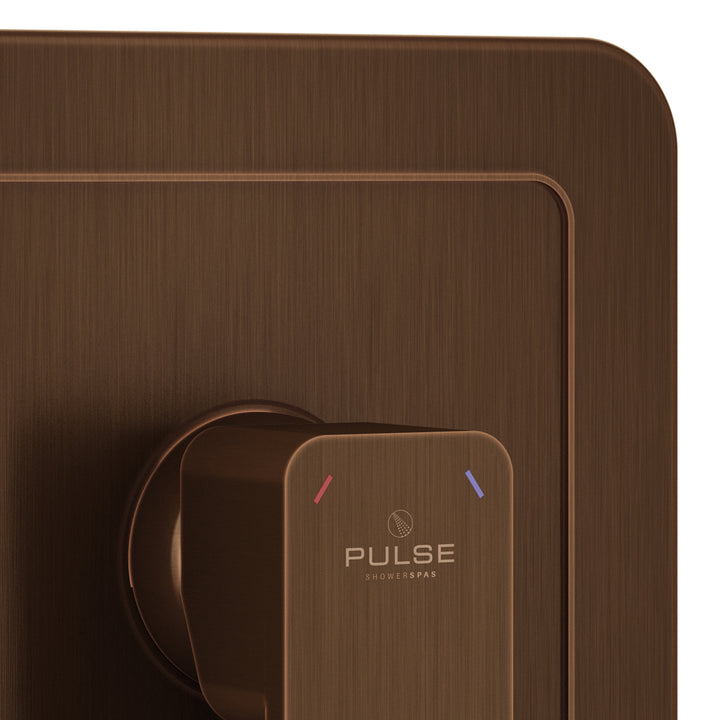 PULSE ShowerSpas Tru-Temp Pressure Balance 1/2" Rough-In Valve with Oil-Rubbed Bronze Trim Kit (3003-RIV-PB-ORB)