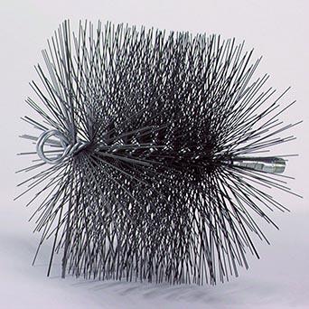 7" Rnd Wire Chim. Brush 1/4" Pipe Thread (4) (RP16407)