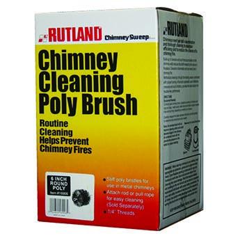 8" Round Poly Chimney Brush (4) (RP16908)