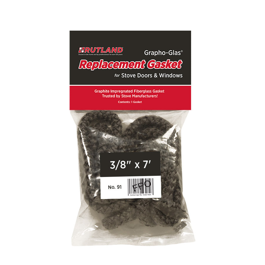 Woodstove Gasket Rope 84 X 3/8 (12) (RP91)