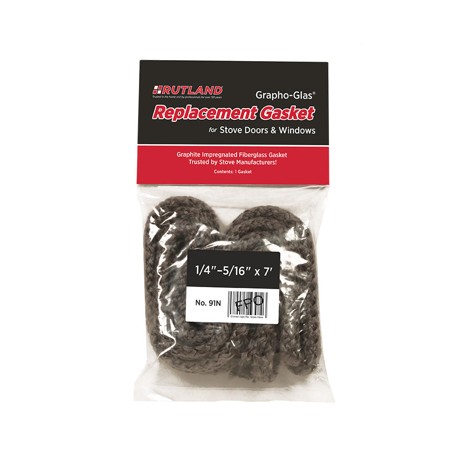 Woodstove Gasket 84" Rope 1/4-5/16" (12) (RP91N)