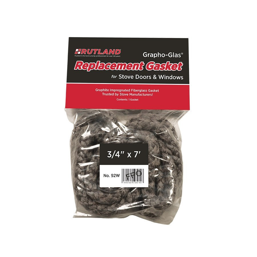 Woodstove Gasket 84" Rope X 3/4" (12) (RP92W)