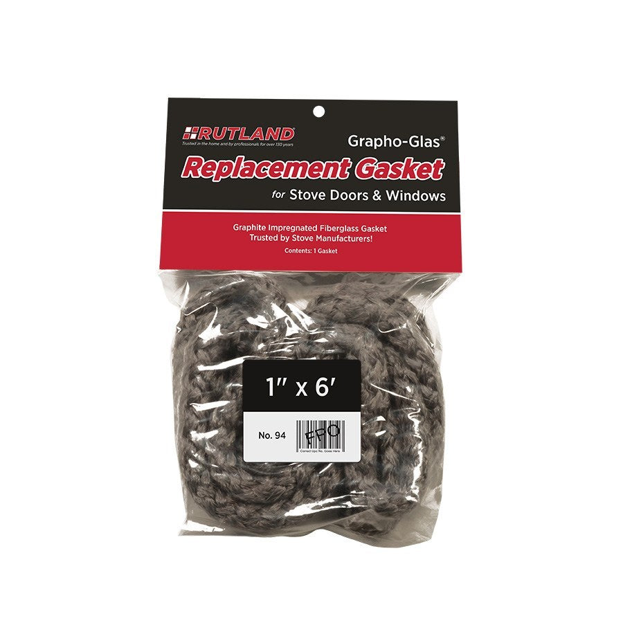Woodstove Gasket 72" Rope 1" Dia. (6) (RP94)
