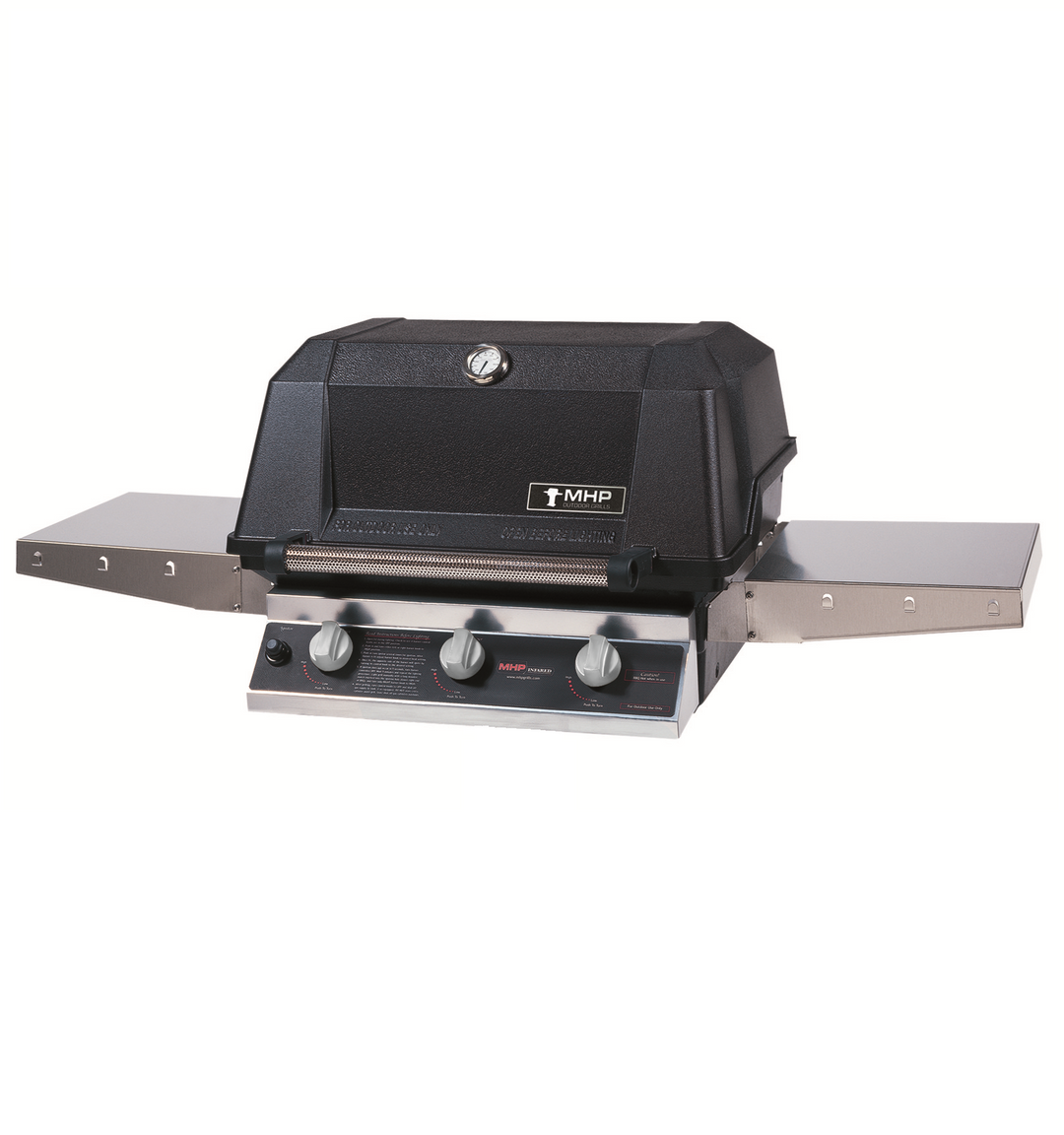 Mhp Heritage Grill 2 Ss & 1 Infrared Burner Ng (WHRG4DDNS)