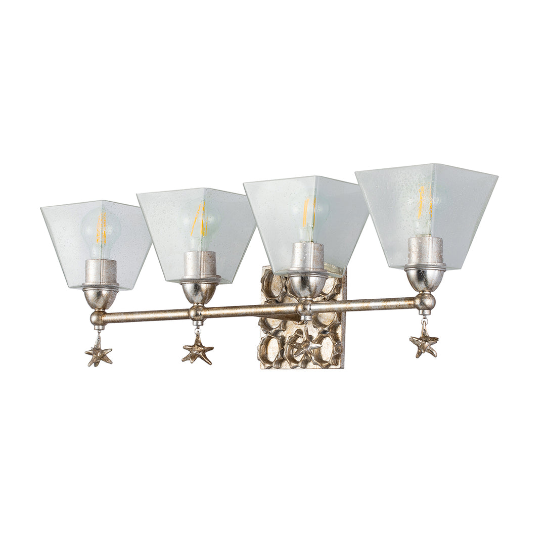 Star 4 Light Bath Bar in Silver (BB1002S-4)