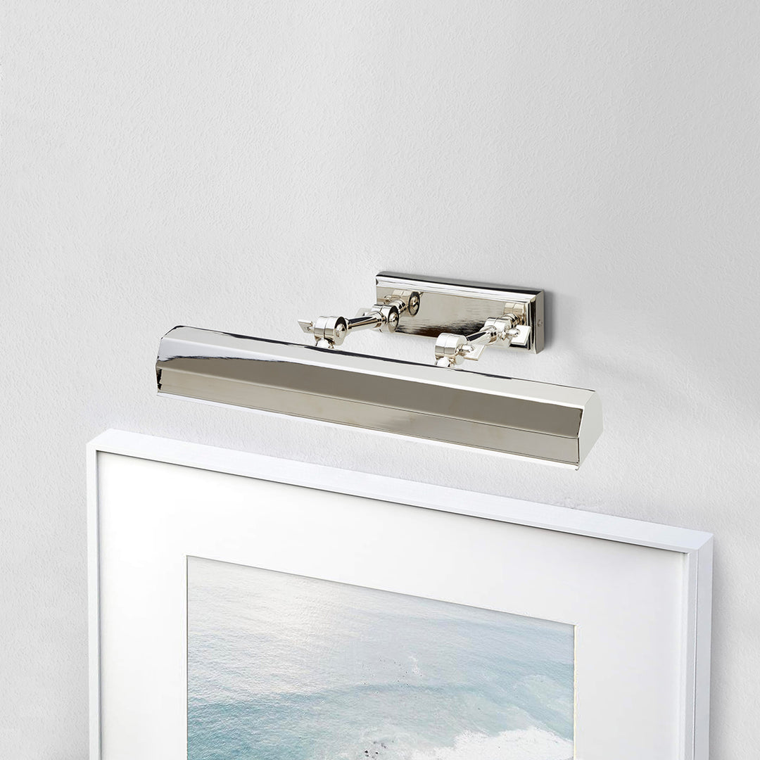 Chawton 1 Light Medium Picture Light in Polished Nickel (CHAWTONPLM-PN)