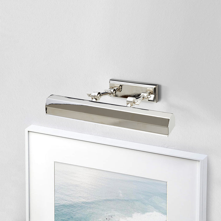 Chawton 1 Light Medium Picture Light in Polished Nickel (CHAWTONPLM-PN)