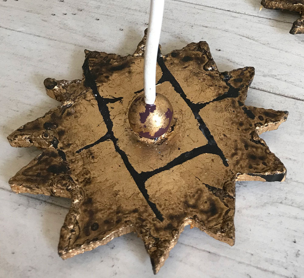 Venetian Medium Candlestick Holder in our Whimsical Style (CS1060M)