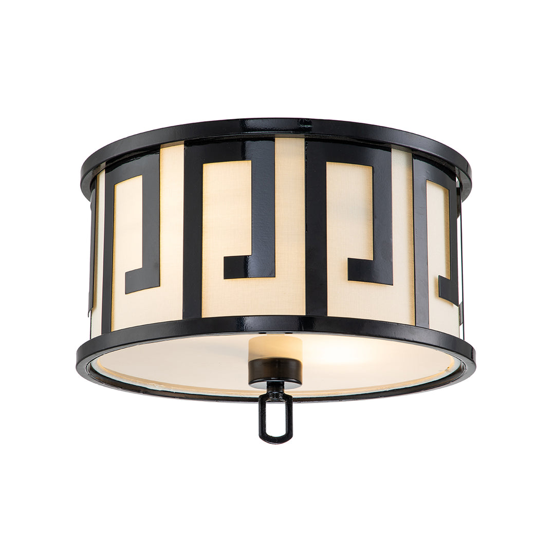 Leumria Flush Mount in Black (GN/LEMURIA/F-BLK)