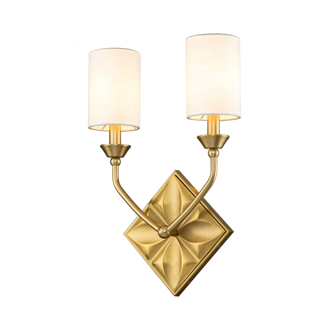Epsilon 2 Light Sconce in Aged Brass (SC10510AGB-2)